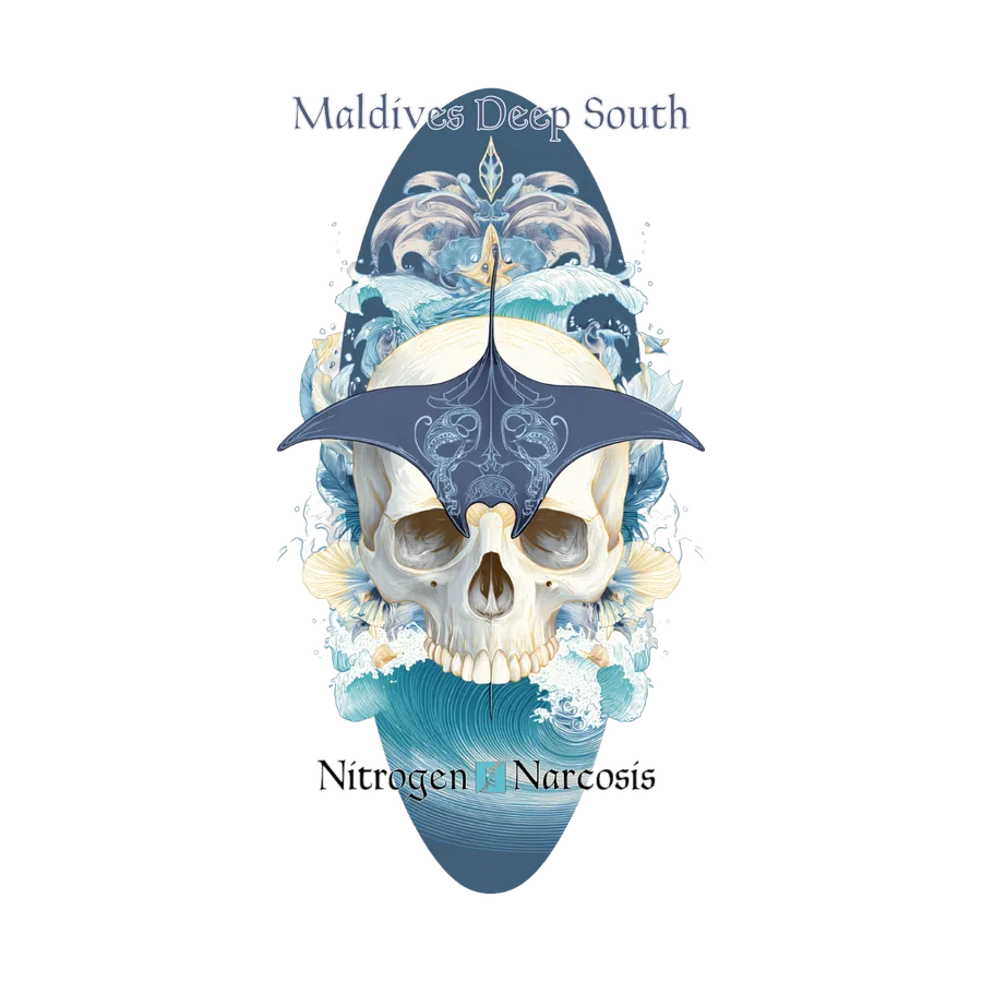 T-shirt design Maldives Manta Dream