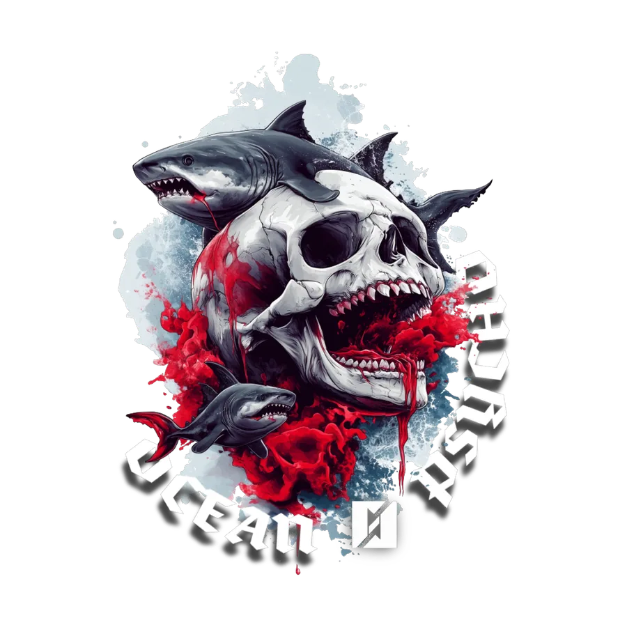 T-shirt design Ocean Psycho